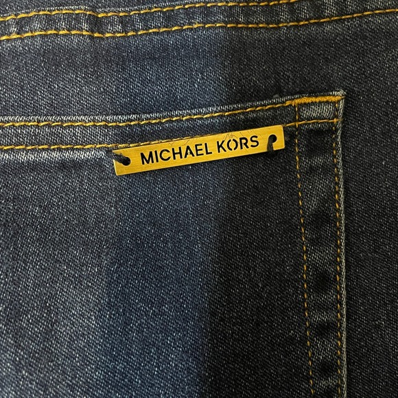 Michael Kors Mid Rise Skinny Jeans Dark Wash Blue Women's Size 2 - Picture 10 of 10